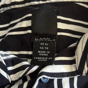h&m men’s button up